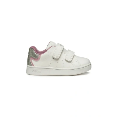 Abbildung von Geox Eclyper Sneaker low für Kinder, Größe: 23, White/rose Schuhe