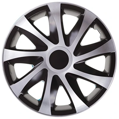 Abbildung von NRM Radzierblende Draco CS schwarz/Silber 14 Zoll 4er Set