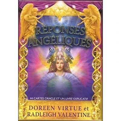 Abbildung von Réponses angéliques: 44 cartes oracle et un livre explicatif