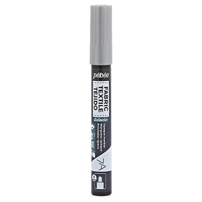 Abbildung von Pébéo 804432 7A Marker, opak, runde Spitze, 4 mm, silberfarben
