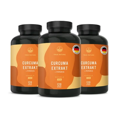 Abbildung von Curcuma Kapseln Extrakt Vegan &amp; Made in DE 360 St