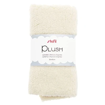 Abbildung von Plush, lamsvel beige, 100% polyester