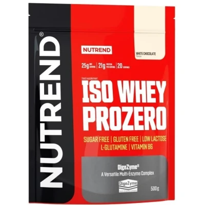 Abbildung von Nutrend Iso Whey Prozero Weiße Schokolade 500 g