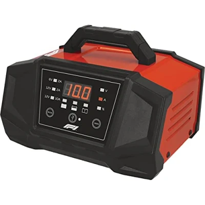 Abbildung von Formula 1 Mikroprozessor Batterie Ladegerät 10 Ampere für 6/12 V, 7 stufig, Power Supply, Auto Erhaltungsladegerät, mit LED Display