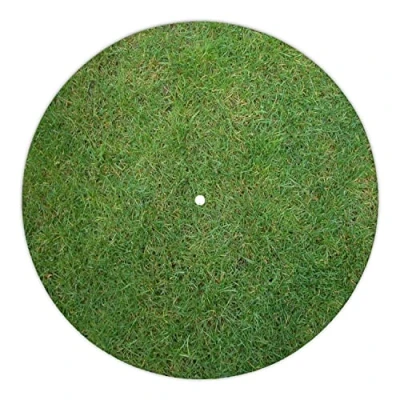 Abbildung von Next Ferry Slipmat Rasen Plattenspieler Matte aus Filz Slipmats für DJ&#039;s Plattentellerauflage alle Turntables gedruckt in Deutschland