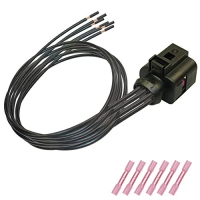 Abbildung von Stecker OEM 1J0973713 Reparatursatz 6 pol. Kabelsatz Buchse 1J0 973 713 Elektrik Verbinder