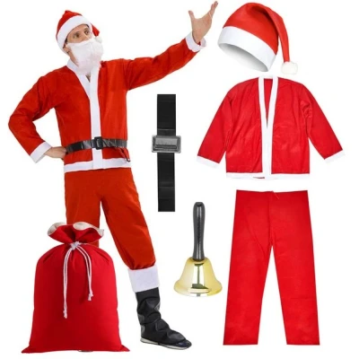 Abbildung von TK Gruppe Kostüm 6 in 1 Nikolauskostüm Weihnachtsmannkostüm Santa