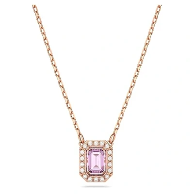 Abbildung von Swarovski Millenia Pendant Single Halskette Rose goldcoloured, Damen, Größe: One Size, gold coloured