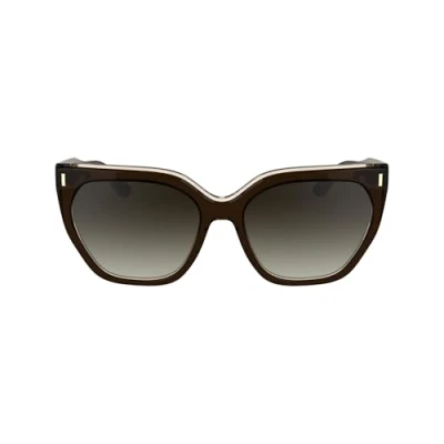 Abbildung von Calvin Klein Sonnenbrille, Damen, Größe: One Size, brown light