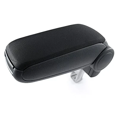 Abbildung von Armlehne Auto Mittelarmlehne Mittelkonsole Organizer Konsole Schwarz Textil Aufbewahrungsbox Armlehnenbox Kompatibel mit Audi A4 B6 B7 2000 2009