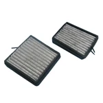 Abbildung von ALCO FILTER MS 6492C Innenraumfilter Aktivkohlefilter 200,0 193,0 39,0 MERCEDES BENZ: C Klasse Limousine, T modell, CLK Coupe