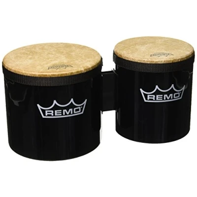 Abbildung von Remo BG 5300 70 Festival Bongo Trommel, 15,2 17,8 cm, Schwarz