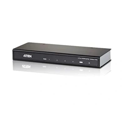 Abbildung von ATEN VS184A AT G VanCryst HDMI Splitter, 4 Fach, 4k x 2k UHD Auflösungen schwarz