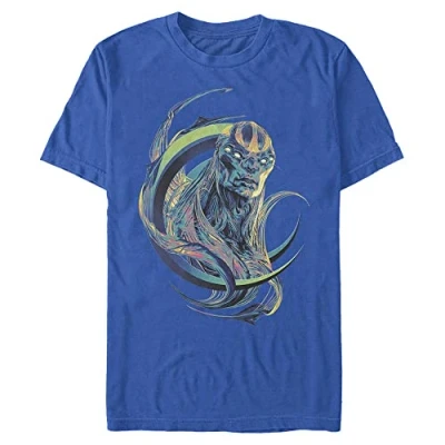 Abbildung von Marvel Unisex The Eternals Kro Colors Organic Short Sleeve T shirt, Hellblau, XXL