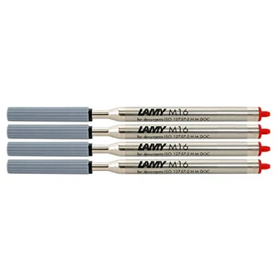 Abbildung von Lamy M16 Ersatzmine für Kugelschreiber F blau, 4 x 1