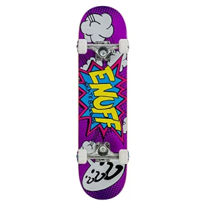 Abbildung von Enuff POW 7.25&quot;x29.5&quot; Lila/Weiß Skateboard