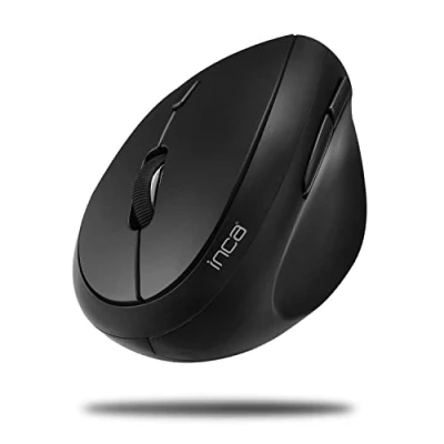 Abbildung von Inca IWM 279 279G Wireless Mouse kabellose Funk Maus, 1600 DPI (Schwarz)
