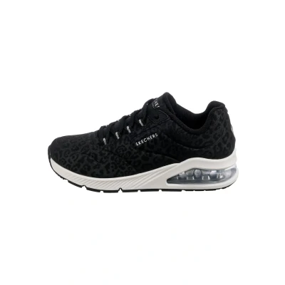 Abbildung von Skechers Sport UNO 2 Sneaker low, Damen, Größe: 35, Black tonal leopard print durabuck/ mesh trim Schuhe