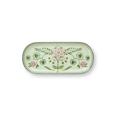 Abbildung von PIP STUDIO Lily&amp;Lotus Light Green Kuchenplatte 33,3x15,5cm
