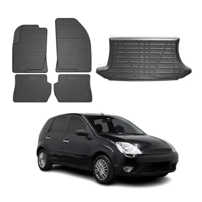 Abbildung von OMAC 2603YPS 484 Fußmattensatz Gummi 5 schwarz FORD: FIESTA