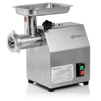 Abbildung von Zelsius Fleischwolf Profi Edelstahl elektrisch, 250W 75kg/h, Wurstfüller, 250 W