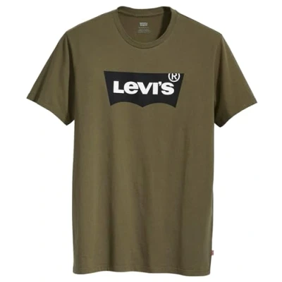 Abbildung von Levi&#039;s Housemark Graphic TEE Tshirt print, Herren, Größe: Large, Tech olive night