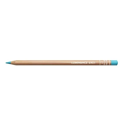 Abbildung von Caran d&#039;Ache Luminance Colour Pencil Artist Farbstifte Bleistift/ 3 Stück/Pack Farbe: 671 Chrysocolla Blue (6901.671)