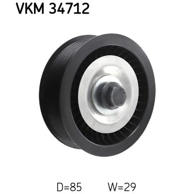 Abbildung von SKF VKM 34712 Umlenkrolle FORD: Ranger Mk3, Transit Mk6 Kastenwagen, V363 Bus