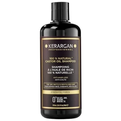 Abbildung von Kerargan Antischuppen Feuchtigkeitsshampoo mit Kokosöl für Dehydriertes und Geschädigtes Haar Sanfte Reinigung Feuchtigkeit Ohne Sulfate, GVO, Silikone Mineralöle 500ml