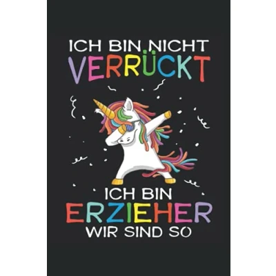 Abbildung von ich bin nicht verrückt Erzieherin Wir sind so: Notizbuch für den Kindergarten. Ein tolles Geschenk die Kindergärtnerin und Arbeit in der Kita.