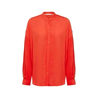 Abbildung von ESPRIT Damen 991EE1F322 Bluse, 635/ORANGE RED, S