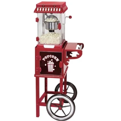 Abbildung von EPIQ Popcornmaschine 80001270 XXL Retro Popcorn Maker, Maschine Wagen