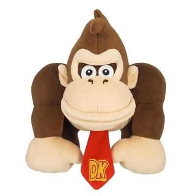 Abbildung von Together Plus 11393 Nintendo Super Mario Plüsch Donkey Kong, 20 cm, Braun