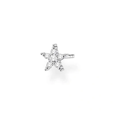 Abbildung von THOMAS SABO Single Ohrstecker Stern silber, H2134 051 14, mit Zirkonia (synth)