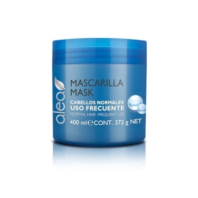 Abbildung von ALEA Haarmaske, normale häufige Verwendung, 400 ml, Limettenextrakt und Seidenproteine, seidiges knotenfreies Haar, glänzend, ohne Sulfate Parabene