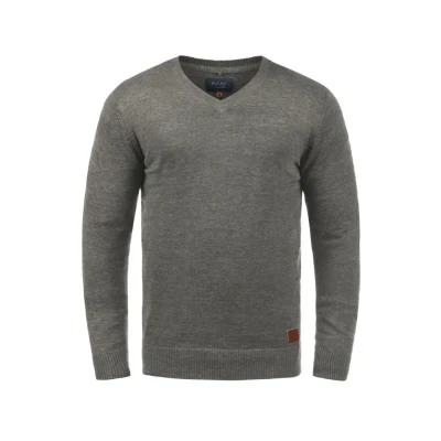 Abbildung von Blend Bhlasse Strickpullover, Herren, Größe: XXL, Grey melange