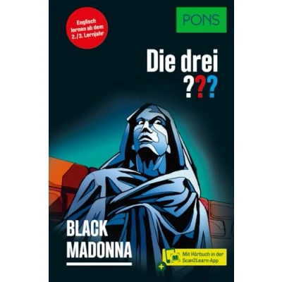 Abbildung von PONS Die Drei ??? Black Madonna: Englisch lernen mit Justus, Peter und Bob Scan2Learn App