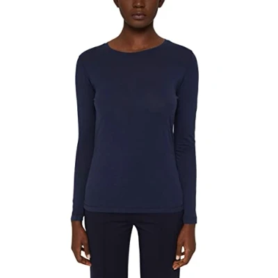 Abbildung von ESPRIT Damen 012EE1K348 T Shirt, 400/NAVY, XS