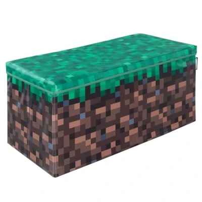 Abbildung von phoenix group AG Minecraft Sitz und Aufbewahrungsbox, Grasblock, Kids, Bank