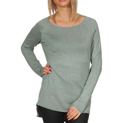 Abbildung von ONLY Onlmila LACY L S LONG Strickpullover, Damen, Größe: Small, Chinois green melange