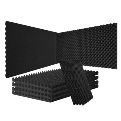 Abbildung von VEVOR Akustikschaumstoffplatten 2Stk. 1200x600x50mm Akustikpaneele Schalldämmung