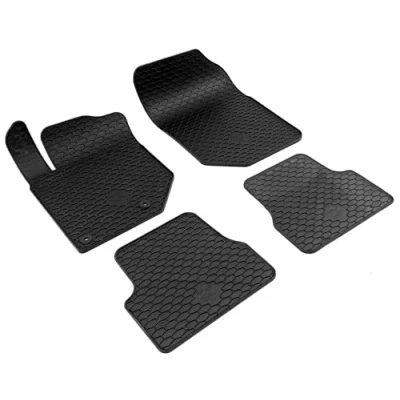 Abbildung von WALSER DirtGuard Gummi Fussmatten Auto kompatibel mit Peugeot 2008 II 08/2019 Heute, Citroen C4 III 10/2020 X 09/2022 100% passgenaue Fußmatten, robuste Universal Fußmatte