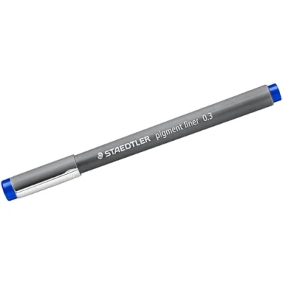 Abbildung von 10 x Staedtler Pigment liner 0,3mm blau