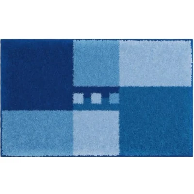 Abbildung von Linea Due MERKUR Badteppich 60x90cm blau