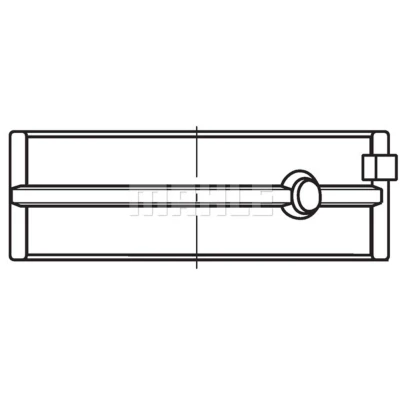 Abbildung von MAHLE ORIGINAL 209 HL 21578 000 Kurbelwellenlager