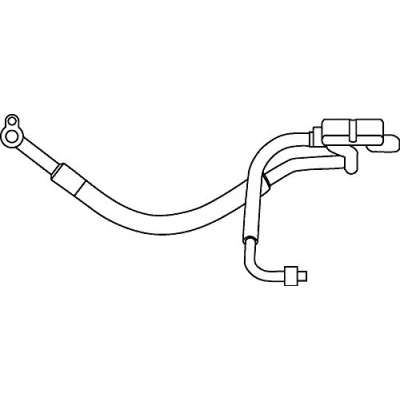 Abbildung von MAHLE ORIGINAL AP 74 000P Hochdruck /Niederdruckleitung, Klimaanlage von Klimakompressor nach Kondensator FORD: MONDEO 3