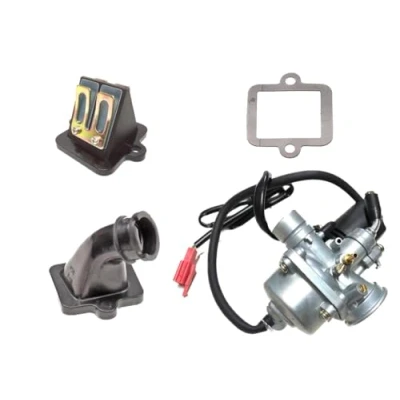 Abbildung von Vergaser Kit passend für Peugeot Speedfight 3 &amp; 4, Streetzone, Citystar, Django, JetForce, Kisbee, Ludix, Vivacity 50 2T inkl. Ansaugstutzen Membranblock