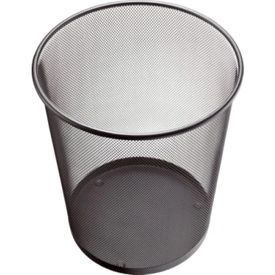 Abbildung von HELIT Papierkorb Mesh Metall 15l schwarz