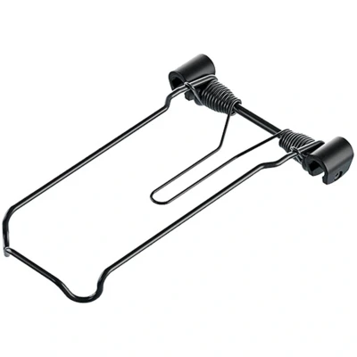 Abbildung von Racktime Federklappe Clampit 2.0 Steel ED schwarz B=70 mm Ø=14