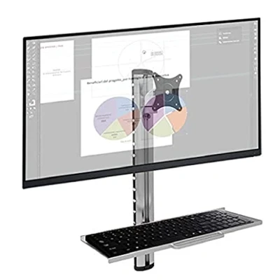 Abbildung von Techly ICA PLW 01 Wandhalterung für Flachbildschirm 68,6 cm (27 Zoll) Silber
